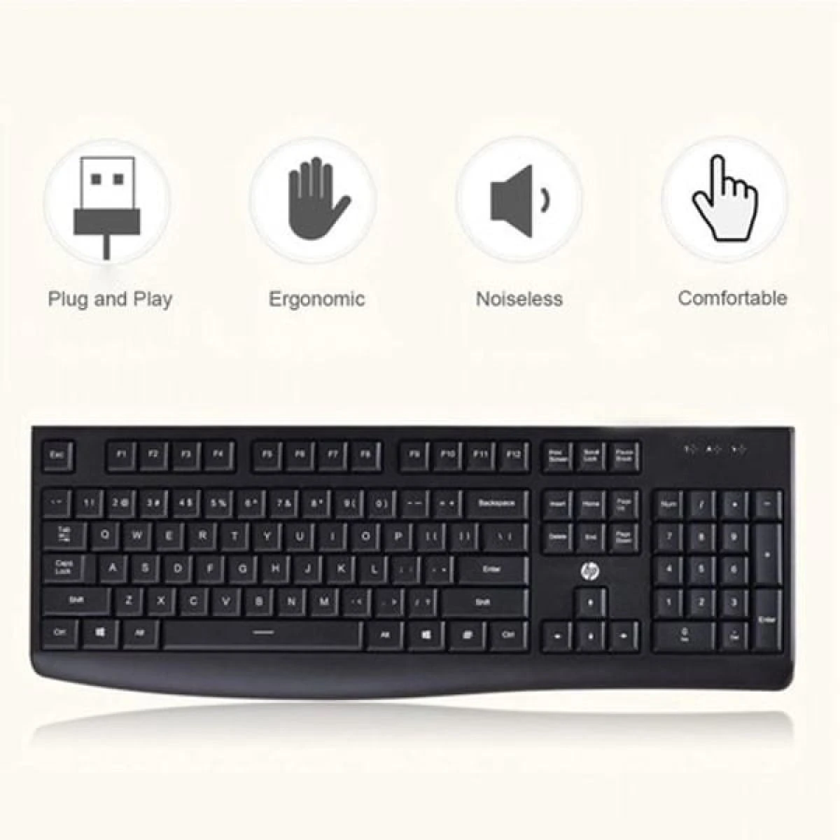 HP USB Keyboard K200 Black in Nairobi, Kenya 01