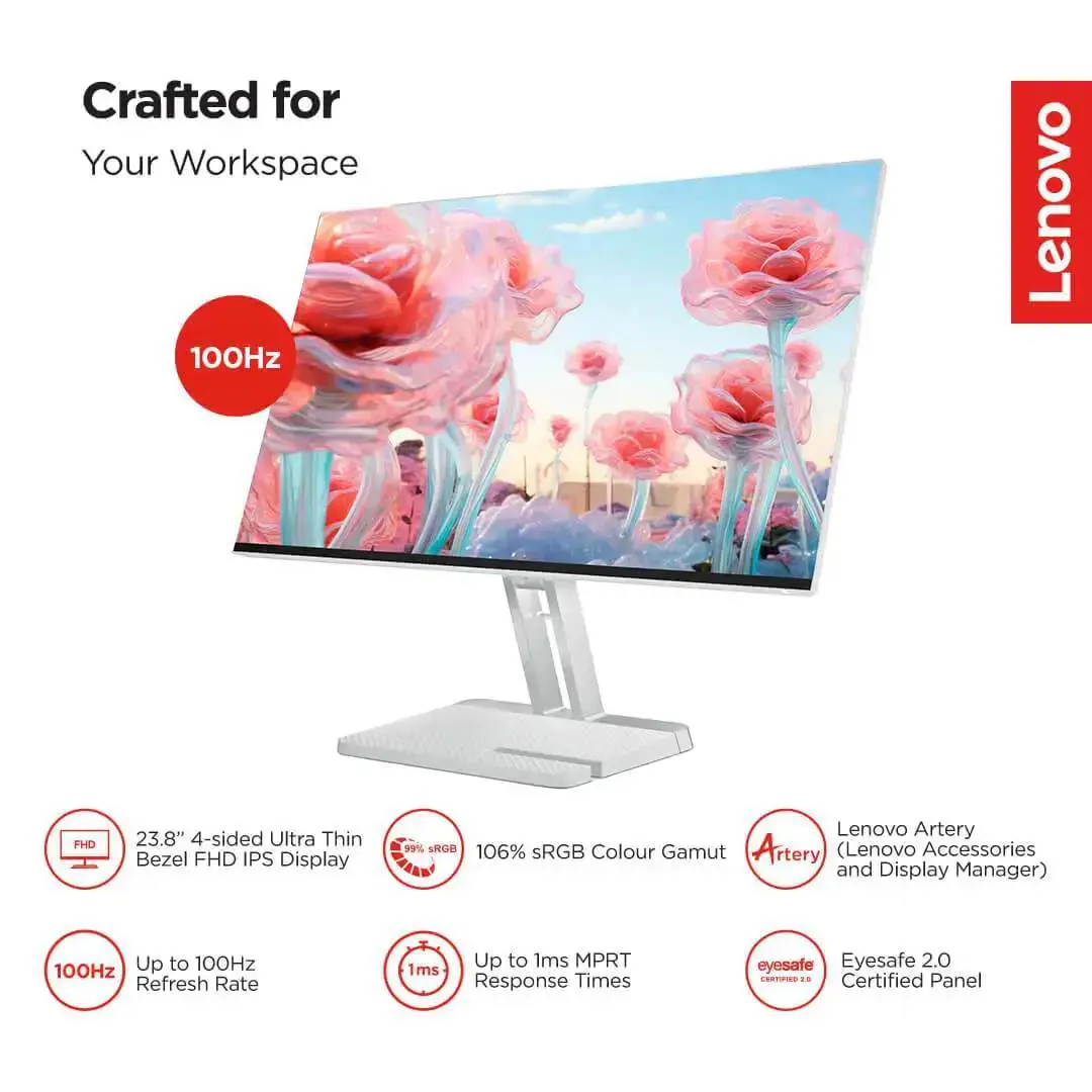 Lenovo L24i-4A 23.8 Monitor in Nairobi, Kenya 03