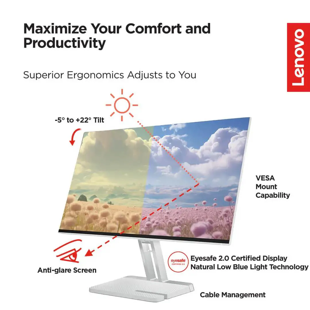 Lenovo L24i-4A 23.8 Monitor in Nairobi, Kenya 08