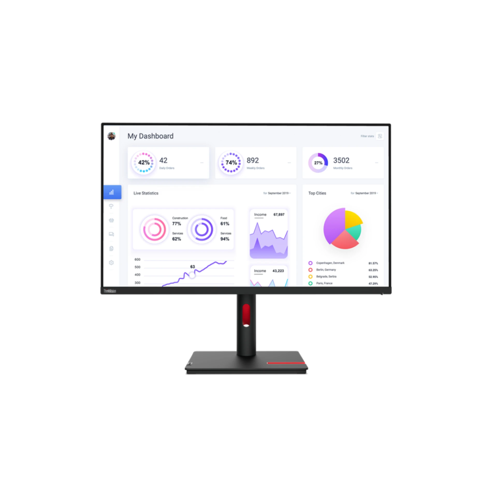 Lenovo ThinkVision S22i-30 Monitor in Nairobi, Kenya 04