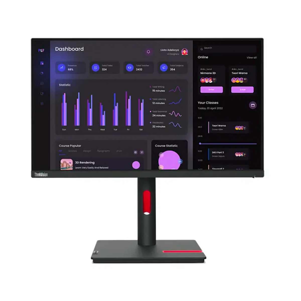 Lenovo ThinkVision S22i-30 Monitor in Nairobi, Kenya 06