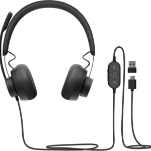 Logitech Zone Wired Headset with Noise-Cancelling Mic (Teams version)